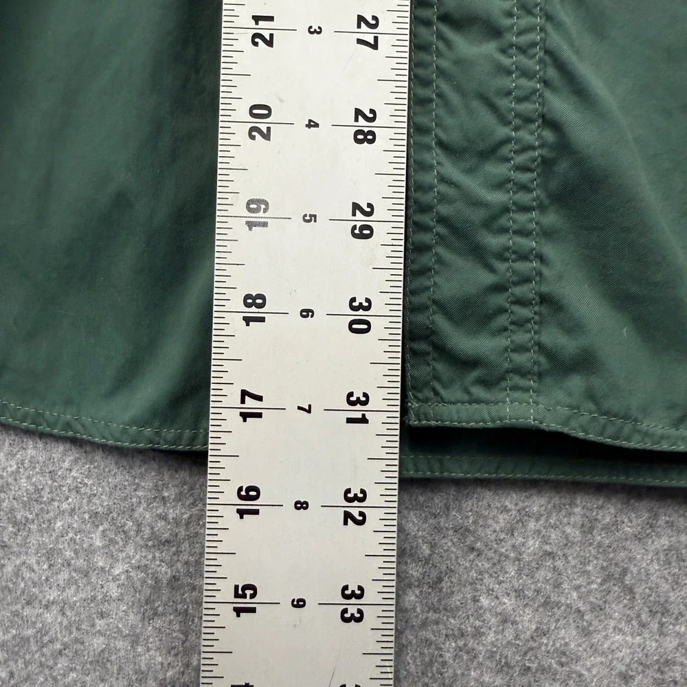 The North Face‎ Mens Forest Green Nylon Hiking Fishing Utility Shirt Medium M